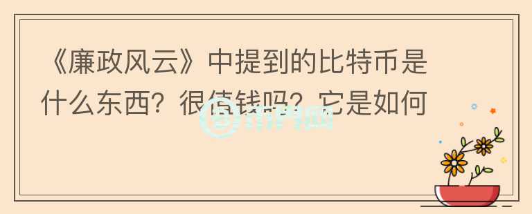《廉政風(fēng)云》中提到的比特幣是什么東西？很值錢嗎？它是如何變現(xiàn)的？