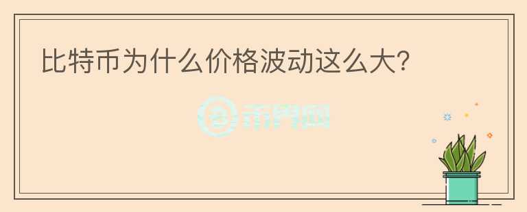 比特幣為什么價格波動這么大？