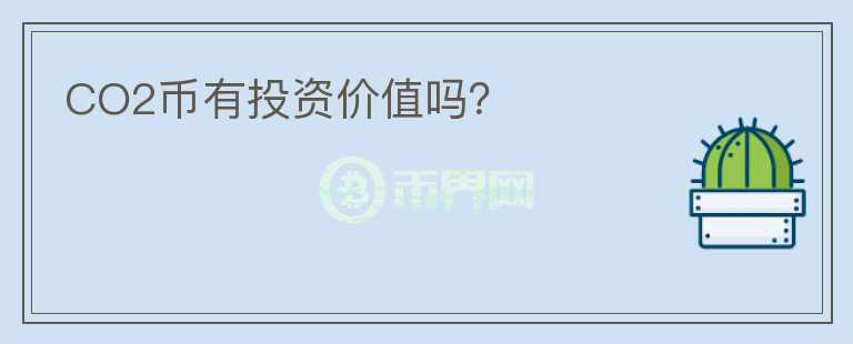 CO2幣有投資價(jià)值嗎？
