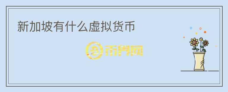 新加坡有什么虛擬貨幣