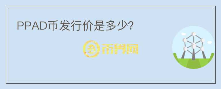 PPAD幣發(fā)行價是多少？