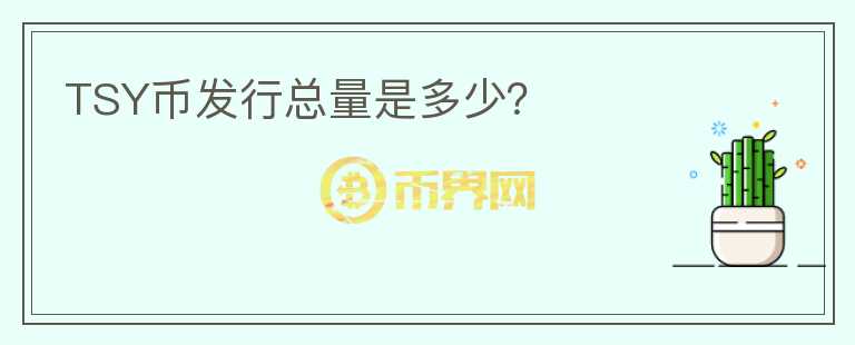 TSY幣發(fā)行總量是多少？