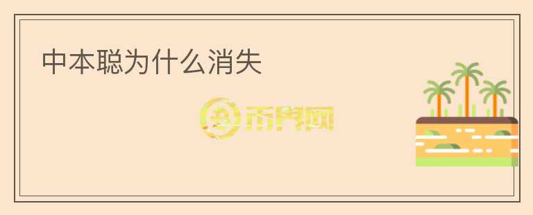 中本聰為什么消失