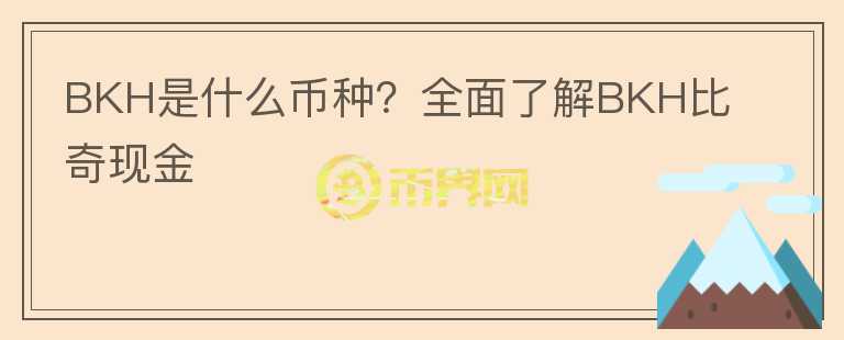 BKH是什么幣種？全面了解BKH比奇現(xiàn)金
