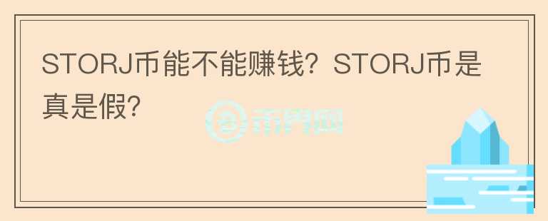 STORJ幣能不能賺錢？STORJ幣是真是假？