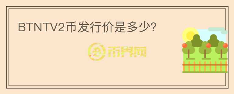 BTNTV2幣發(fā)行價是多少？