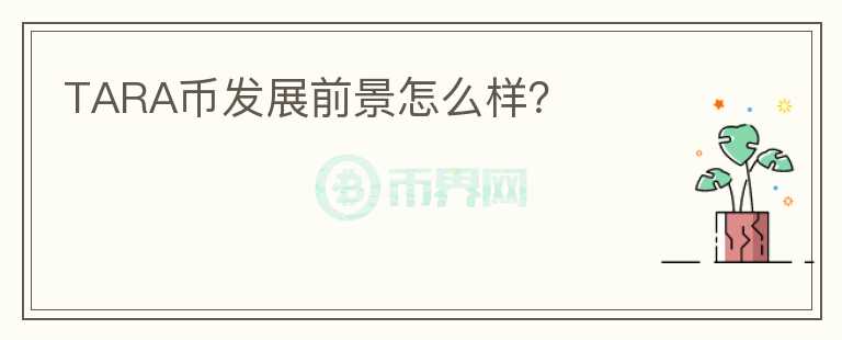 TARA幣發(fā)展前景怎么樣？