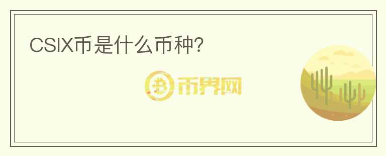 CSIX幣是什么幣種？