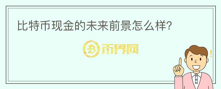 比特幣現(xiàn)金的未來前景怎么樣？