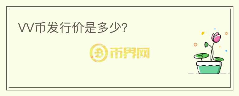 VV幣發(fā)行價(jià)是多少？