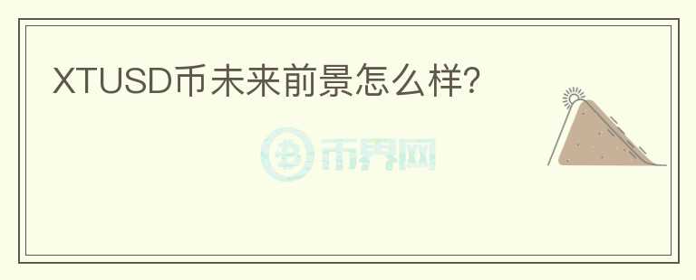 XTUSD幣未來前景怎么樣？