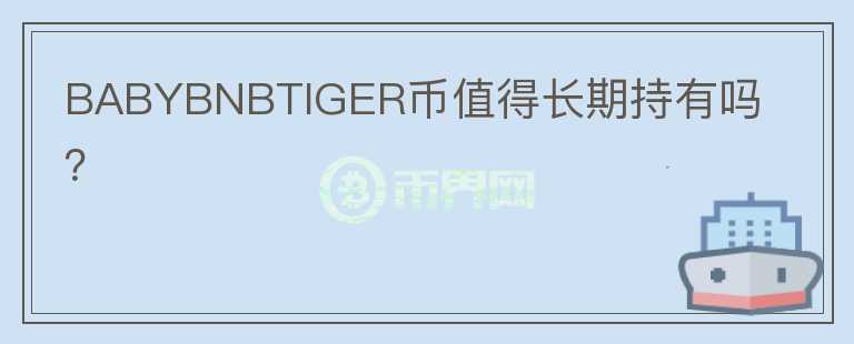 BABYBNBTIGER幣值得長期持有嗎？