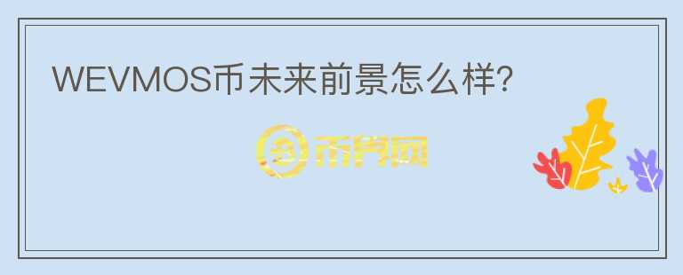WEVMOS幣未來前景怎么樣？