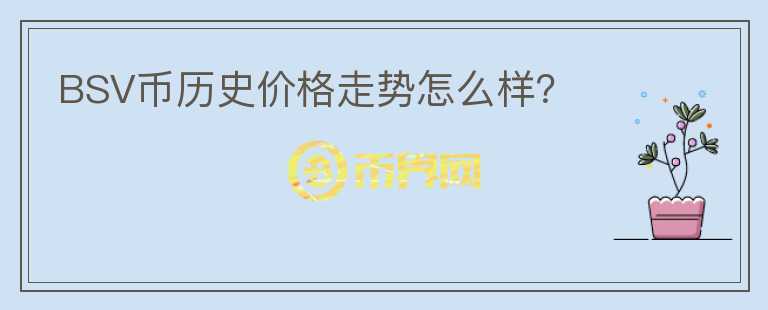 BSV幣歷史價格走勢怎么樣？