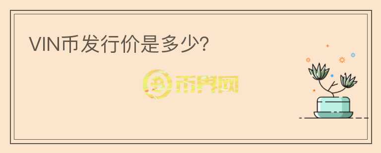 VIN幣發(fā)行價是多少？