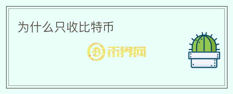 為什么只收比特幣