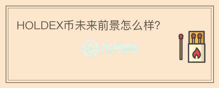 HOLDEX幣未來前景怎么樣？