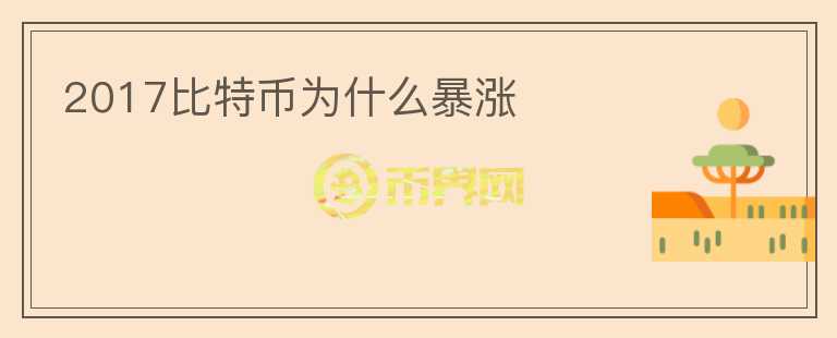 2017比特幣為什么暴漲