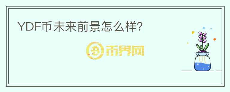 YDF幣未來前景怎么樣？