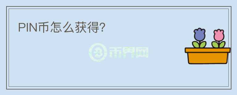 PIN幣怎么獲得?