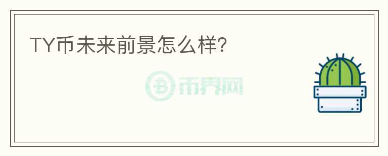 TY幣未來前景怎么樣？