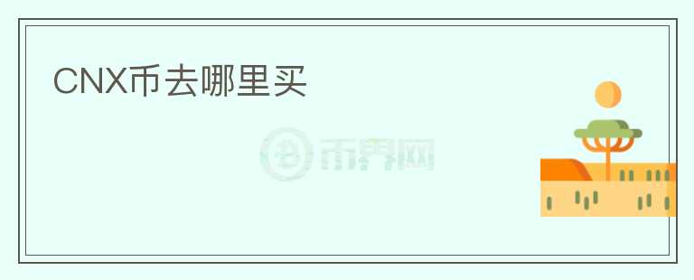 CNX幣去哪里買(mǎi)