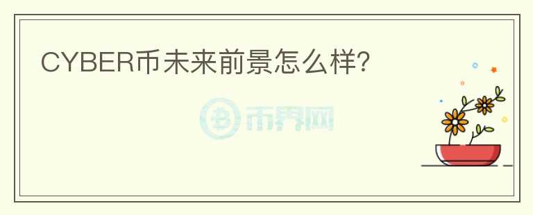CYBER幣未來前景怎么樣？