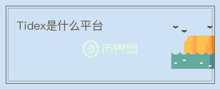 Tidex是什么平臺