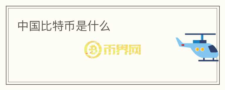 中國(guó)比特幣是什么