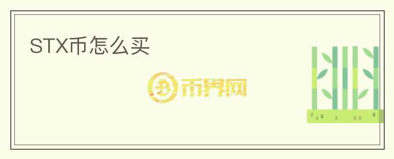 STX幣怎么買(mǎi)