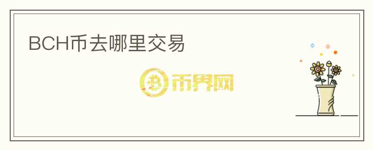 bch幣去哪里交易