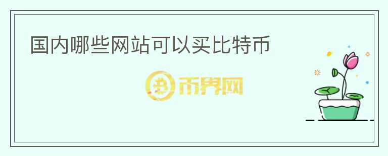 國內(nèi)哪些網(wǎng)站可以買比特幣