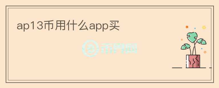 ap13幣用什么app買