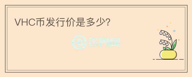 VHC幣發(fā)行價(jià)是多少？