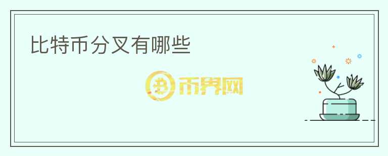 比特幣分叉有哪些