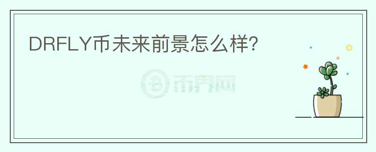 DRFLY幣未來前景怎么樣?