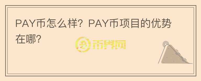 PAY幣怎么樣？PAY幣項(xiàng)目的優(yōu)勢(shì)在哪？