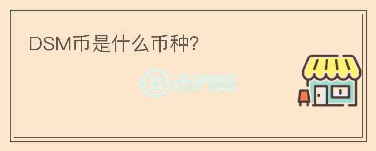 DSM幣是什么幣種？