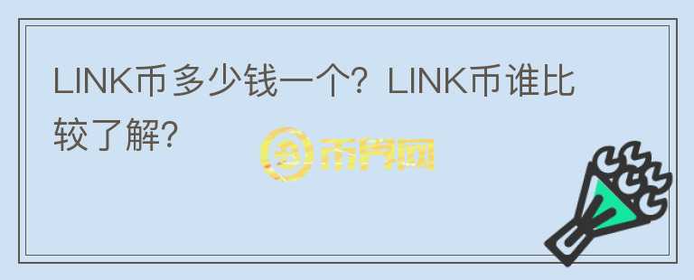 LINK幣多少錢一個？LINK幣誰比較了解？