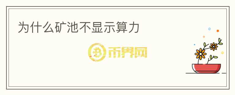 為什么礦池不顯示算力