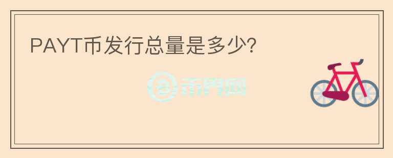 PAYT幣發(fā)行總量是多少？