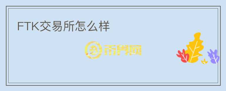 FTK交易所怎么樣