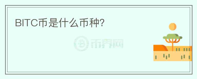 BITC幣是什么幣種？