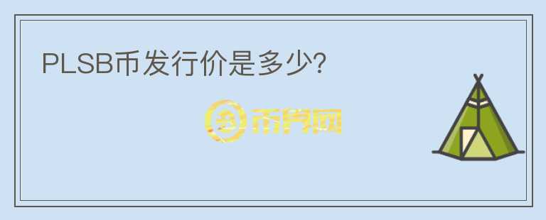 PLSB幣發(fā)行價是多少？