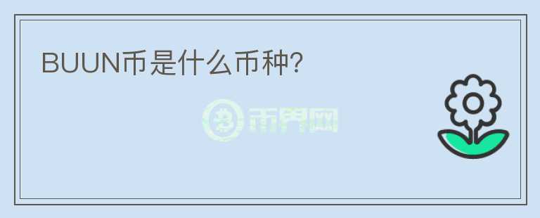 BUUN幣是什么幣種？