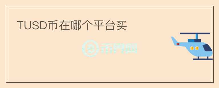 TUSD幣在哪個(gè)平臺(tái)買