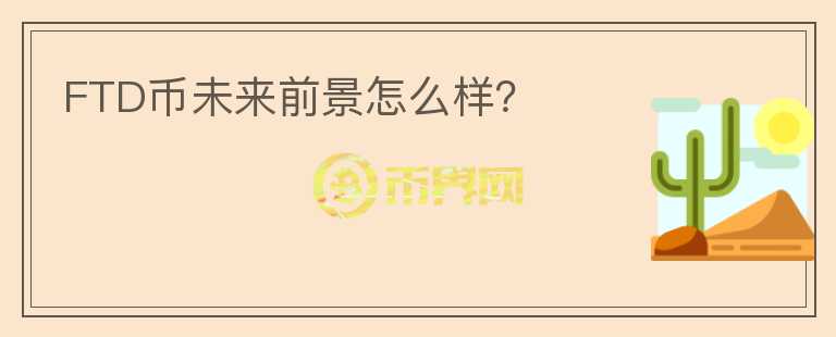 FTD幣未來前景怎么樣？