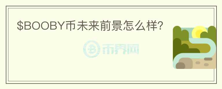 $BOOBY幣未來(lái)前景怎么樣？