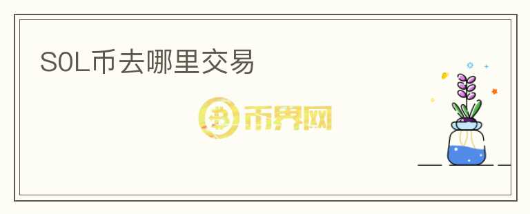S0L幣去哪里交易