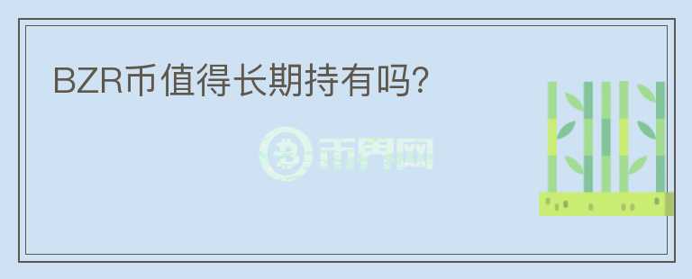 BZR幣值得長期持有嗎？